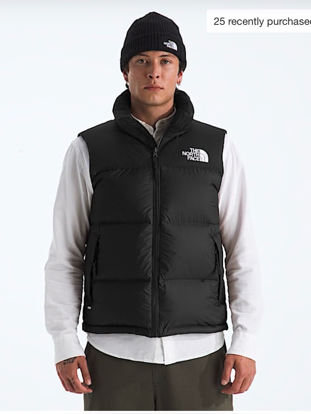 Men’s 1996 Retro Nuptse Vest XXL black $260 NWOT 700 down current WARM